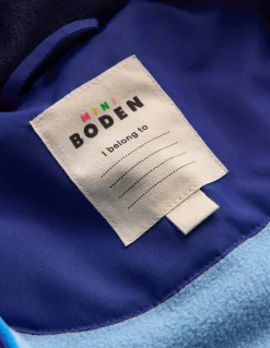 Boden Manteaux & Vestes-Manteau imperméable toutes saisons Colourblock chevron rouge