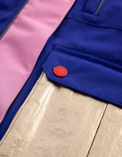 Boden Manteaux & Vestes-Manteau imperméable toutes saisons Colourblock métallisé rose