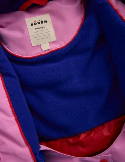 Boden Manteaux & Vestes-Manteau imperméable toutes saisons Colourblock métallisé rose