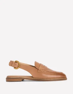 Boden Tenues De Travail|Mocassins-Mocassins à bride arrière Fauve