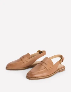 Boden Tenues De Travail|Mocassins-Mocassins à bride arrière Fauve