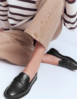 Boden Mocassins|Chaussures Plates-Mocassins Nya Noir