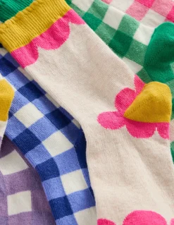 Boden Chaussettes & Collants-7 paires de chaussettes Fleur