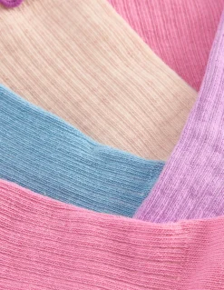 Boden Chaussettes & Collants-5 paires de chaussettes à volants Printemps multi