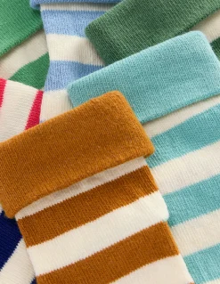 Boden Chaussettes & Sous-Vêtements-7 paires de chaussettes bébé Rayé