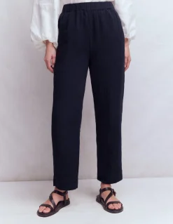 Boden Pantalons-Pantacourt double-étoffe Bleu marine