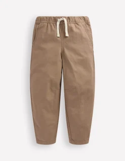 Boden Pantalons-Pantalon ample à enfiler Grège