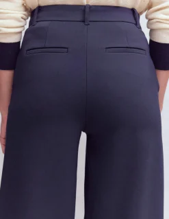 Boden Tenues De Travail|Pantalons-Pantalon Belgravia en point de Rome Bleu marine