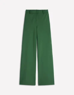 Boden Tenues De Travail|Pantalons-Pantalon Belgravia en point de Rome Vert chasseur