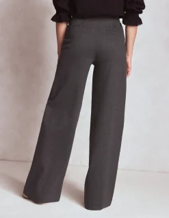 Boden Tenues De Travail|Pantalons-Pantalon Belgravia en point de Rome Anthracite