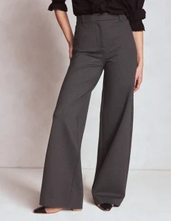 Boden Tenues De Travail|Pantalons-Pantalon Belgravia en point de Rome Anthracite