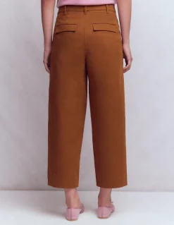 Boden Pantalons-Pantalon Bloomsbury en coton Brun roux