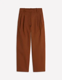 Boden Pantalons-Pantalon Bloomsbury en coton Brun roux