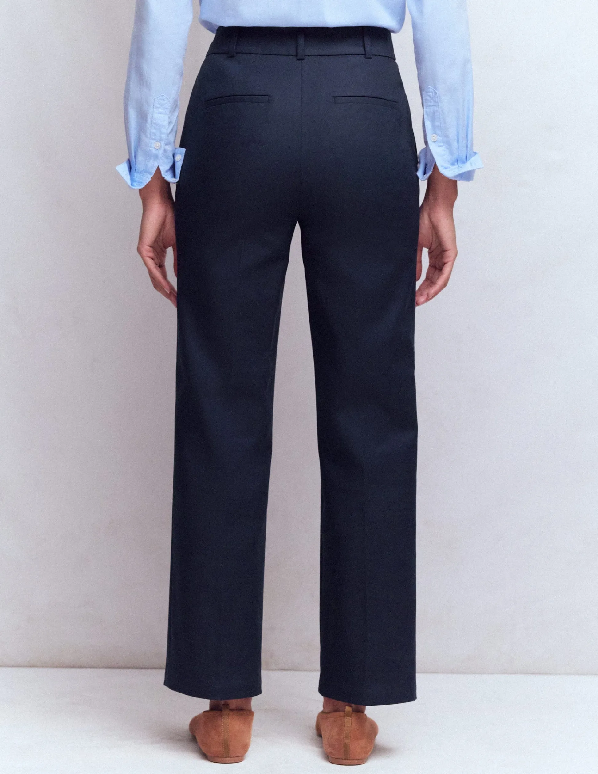 Boden Tenues De Travail|Pantalons-Pantalon Canonbury 7/8 Bleu marine
