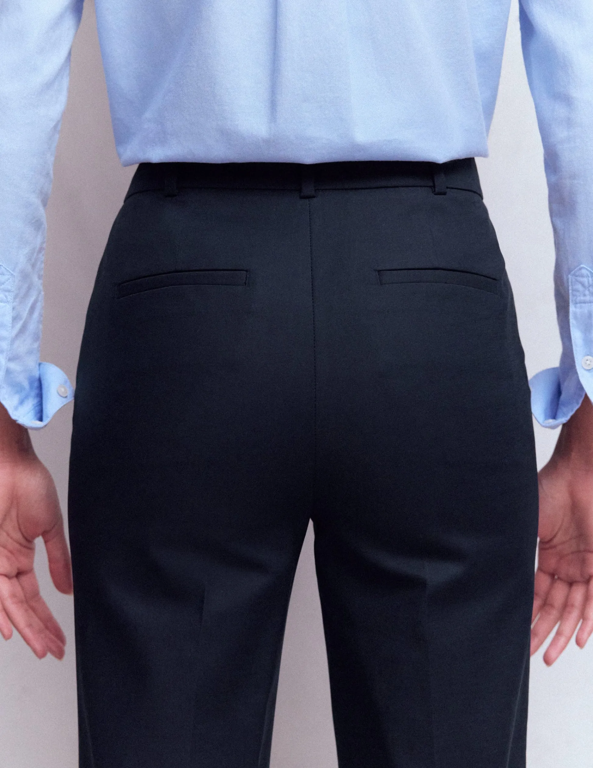 Boden Tenues De Travail|Pantalons-Pantalon Canonbury 7/8 Bleu marine