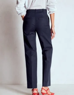 Boden Tenues De Travail|Pantalons-Pantalon Canonbury coupe longue Bleu marine