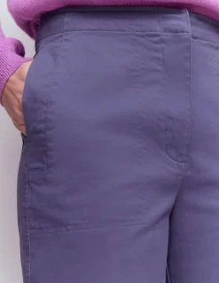 Boden Pantalons-Pantalon chino ample Chardon violet