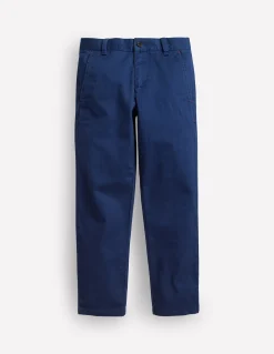 Boden Pantalons-Pantalon chino classique Bleu marine universitaire