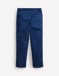 Boden Pantalons-Pantalon chino classique Bleu marine universitaire