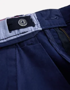 Boden Pantalons-Pantalon chino classique Bleu marine universitaire