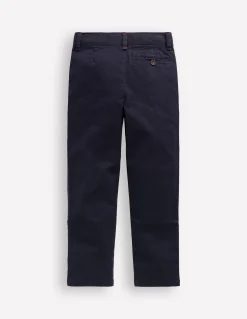 Boden Pantalons-Pantalon chino classique Bleu Marine Foncé