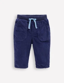 Boden Pantalons & Leggings-Pantalon cosy doublé Bleu marine