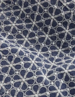 Boden Pantalons|Ensembles Assortis-Pantalon de cérémonie Broderie anglaise chambray