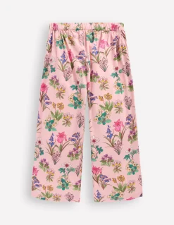 Boden Pantalons|Ensembles Assortis-Pantalon de cérémonie Motif floral rose