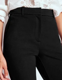 Boden Tenues De Travail|Pantalons-Pantalon Highgate en point de Rome Noir