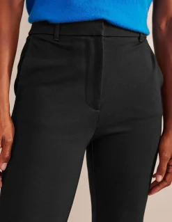 Boden Tenues De Travail|Pantalons-Pantalon Highgate en point de Rome Noir