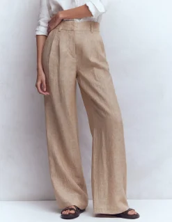 Boden Tenues De Travail|Pantalons-Pantalon Kensington en lin Chambray amphore