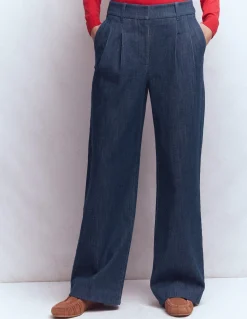 Boden Tenues De Travail|Pantalons-Pantalon Kensington en sergé Indigo