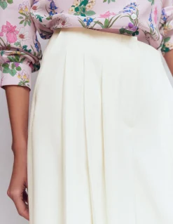 Boden Pantalons-Pantalon large Regent Ivoire