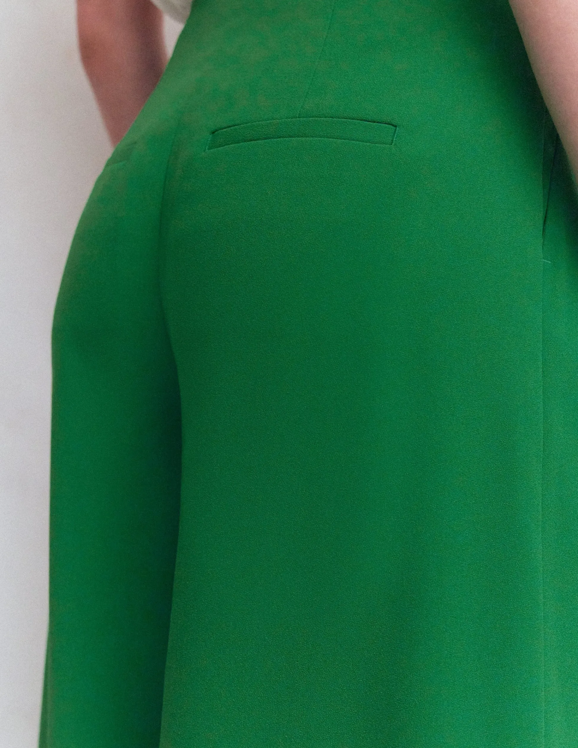 Boden Pantalons-Pantalon large Regent Émeraude Intense