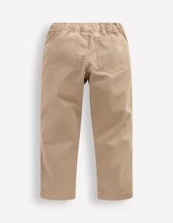 Boden Pantalons-Pantalon slim à enfiler Grège