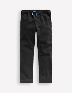 Boden Pantalons-Pantalon slim à enfiler Noir