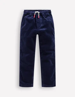 Boden Pantalons-Pantalon slim à enfiler Schuluniform-Marineblau Kordel