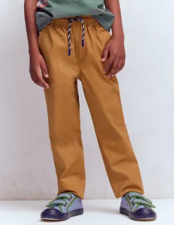 Boden Pantalons-Pantalon slim à enfiler Brun caramel