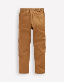 Boden Pantalons-Pantalon slim à enfiler Brun caramel