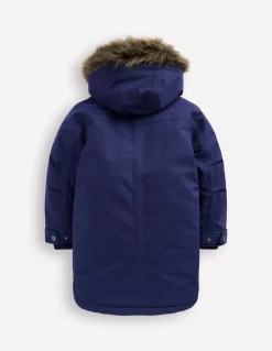 Boden Manteaux & Vestes-Parka imperméable Bleu marine universitaire