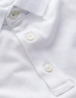 Boden Tops & T-Shirts-Polo en piqué Blanc