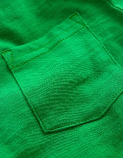 Boden Tops & T-Shirts-Polo flammé Vert des Highlands