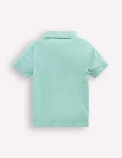 Boden Tops & T-Shirts-Polo flammé Bleu aigue-marine