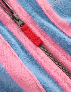 Boden Maillots & Tenues De Plage-Poncho en éponge Romie à fermeture zippée Rayé Méli-mélo Multicolore