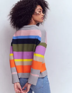 Boden Pulls & Gilets-Pull décontracté Lucy en coton Mutli, arc-en-ciel