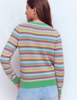 Boden Pulls & Gilets-Pull Edie à motif jacquard Multi, motif géométrique traditionnel