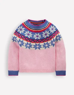 Boden Pulls & Gilets-Pull Eleanor à motif jacquard Rose fleuri