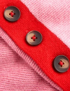 Boden Pulls & Gilets-Pull Grace colourblock Rose Pink Lady