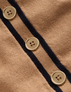 Boden Tenues De Travail-Pull Liz à col tunisien Marron feuille d'automne