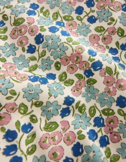 Boden Pyjamas & Chaussons-Pyjama à col tunisien douillet Petites fleurs printanières ivoire doux